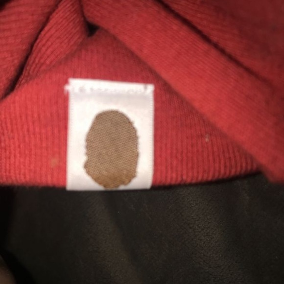 Red Bape crewneck Sz Lg AUTHENTIC - Picture 6 of 8